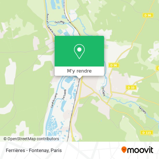 Ferrières - Fontenay plan