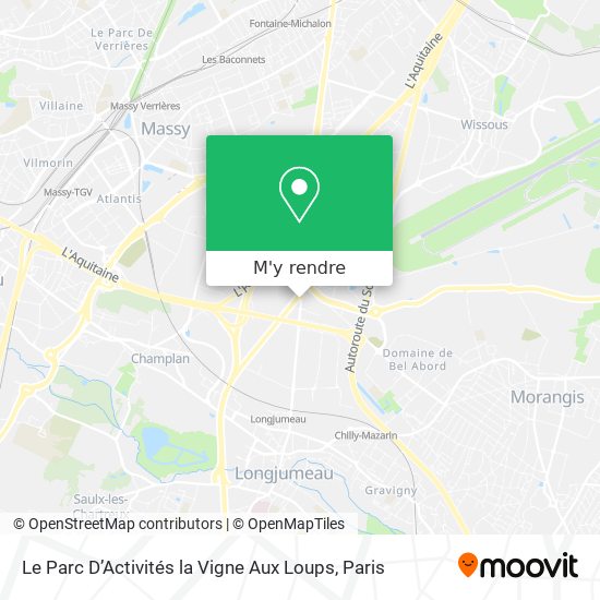 Le Parc D’Activités la Vigne Aux Loups plan