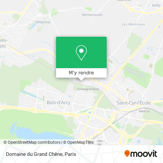 Domaine du Grand Chêne plan