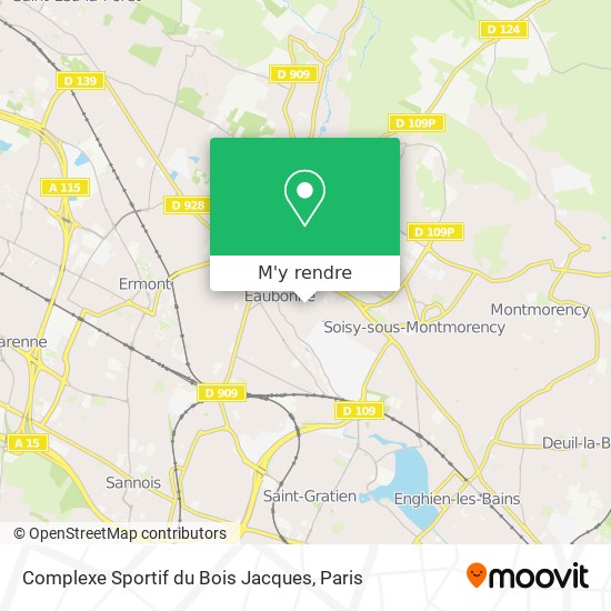 Complexe Sportif du Bois Jacques plan