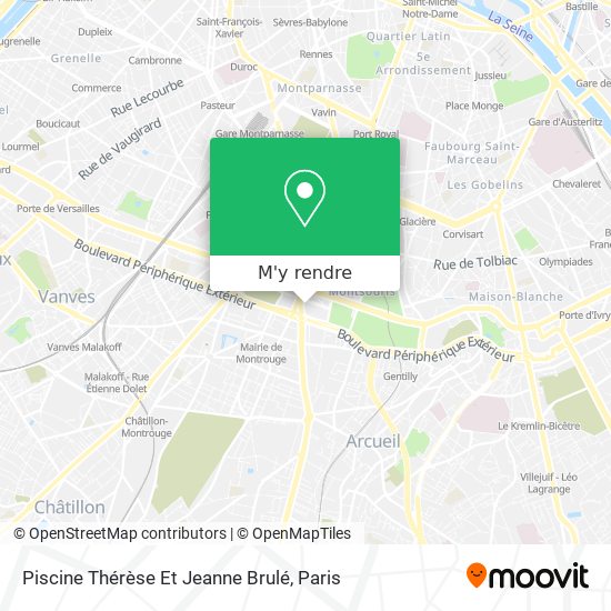 Piscine Thérèse Et Jeanne Brulé plan