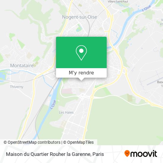 Maison du Quartier Rouher la Garenne plan