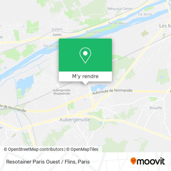 Resotainer Paris Ouest / Flins plan