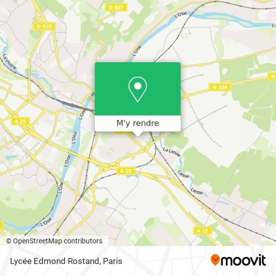 Lycée Edmond Rostand plan