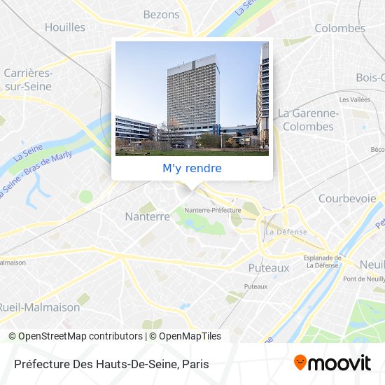 Préfecture Des Hauts-De-Seine plan