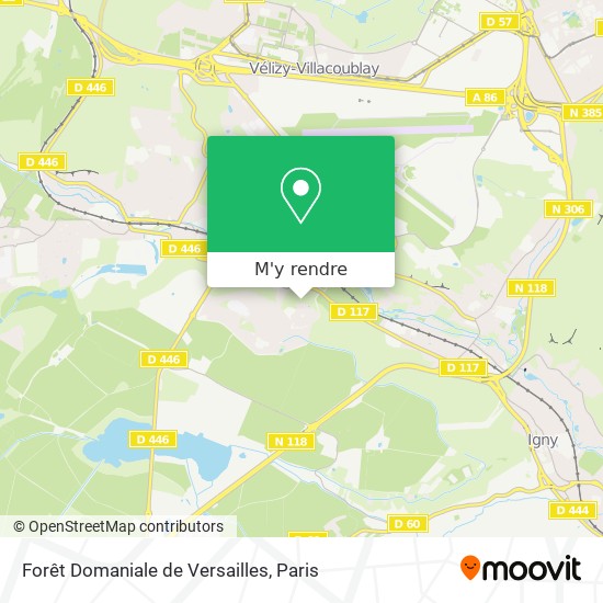 Forêt Domaniale de Versailles plan