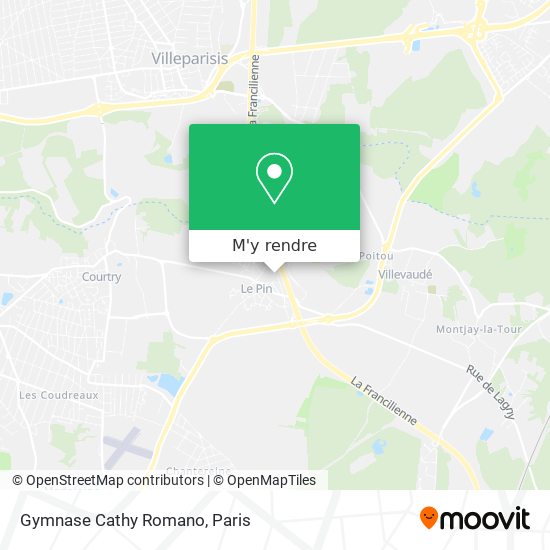 Gymnase Cathy Romano plan