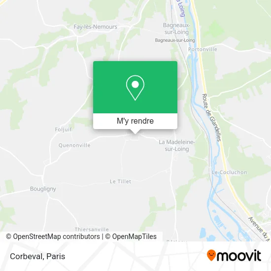 Corbeval plan