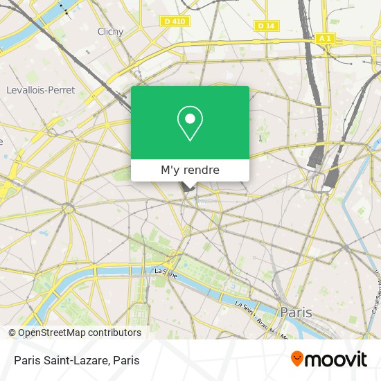 Paris Saint-Lazare plan
