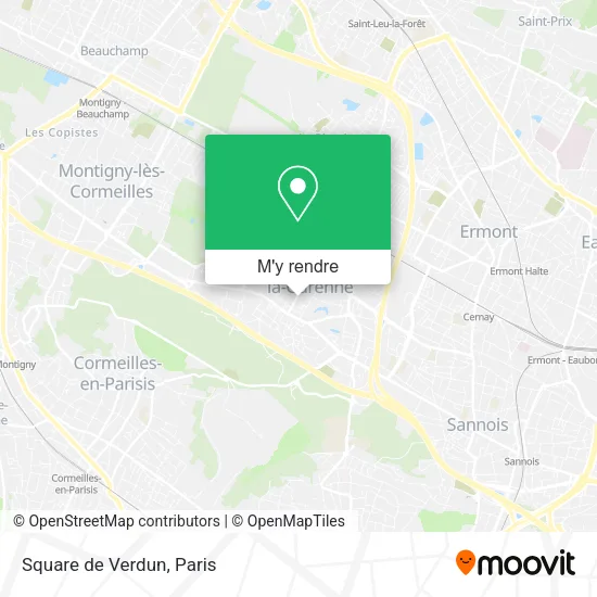 Square de Verdun plan