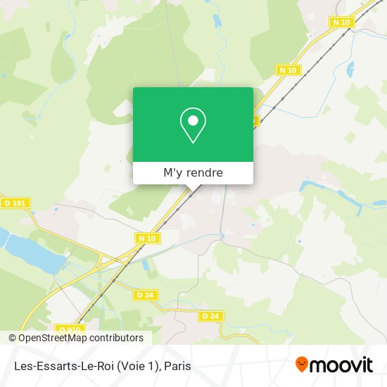 Les-Essarts-Le-Roi (Voie 1) plan