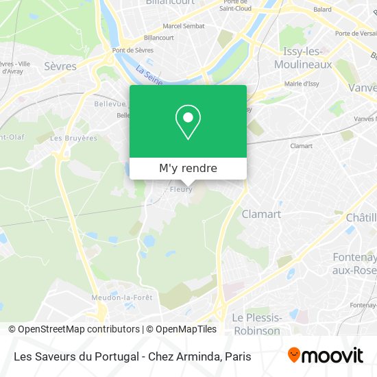 Les Saveurs du Portugal - Chez Arminda plan