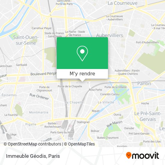 Immeuble Géodis plan