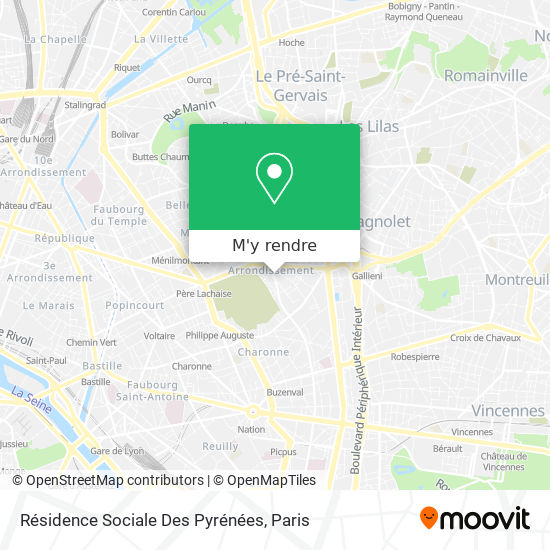 Résidence Sociale Des Pyrénées plan