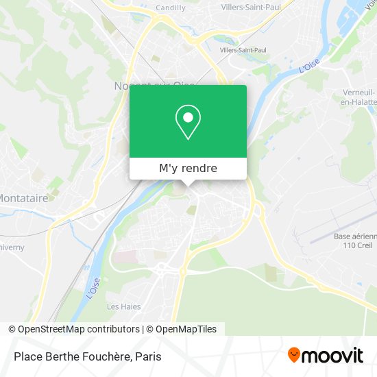 Place Berthe Fouchère plan