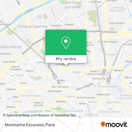 Monmartre Excursion plan