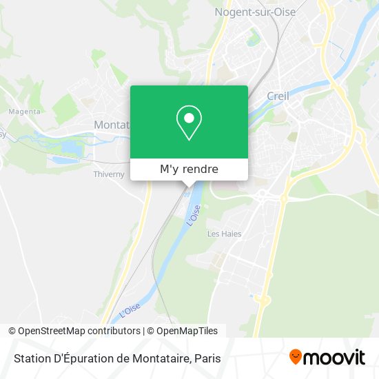 Station D'Épuration de Montataire plan