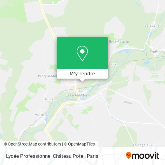 Lycée Professionnel Château Potel plan
