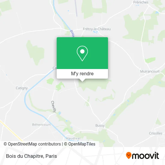 Bois du Chapitre plan