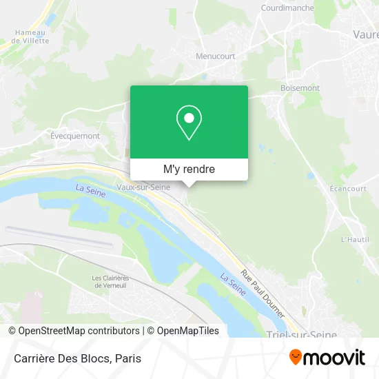 Carrière Des Blocs plan