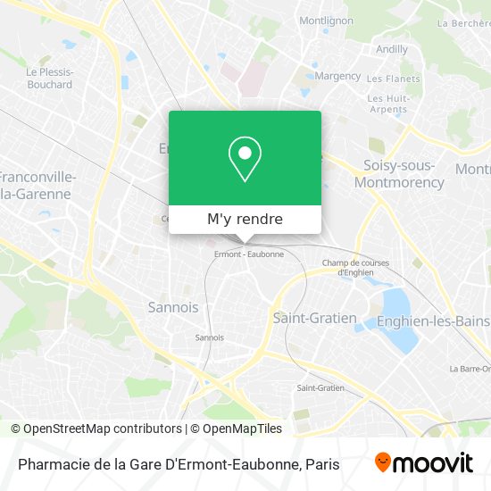 Pharmacie de la Gare D'Ermont-Eaubonne plan