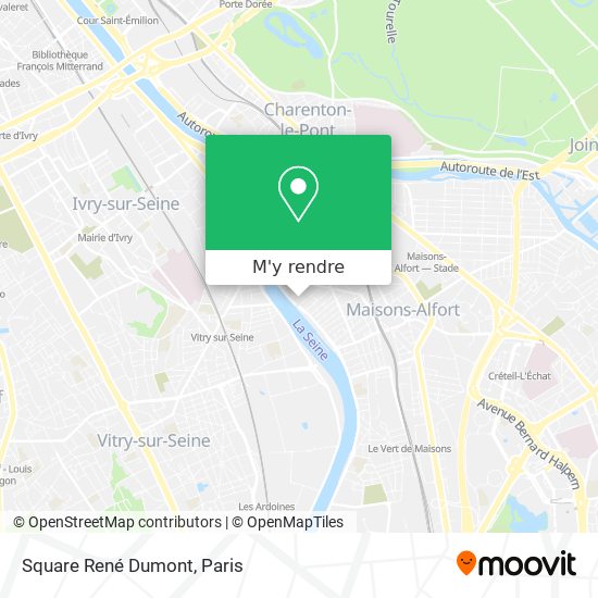Square René Dumont plan