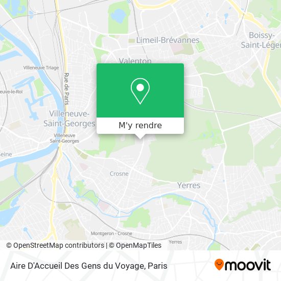Aire D'Accueil Des Gens du Voyage plan