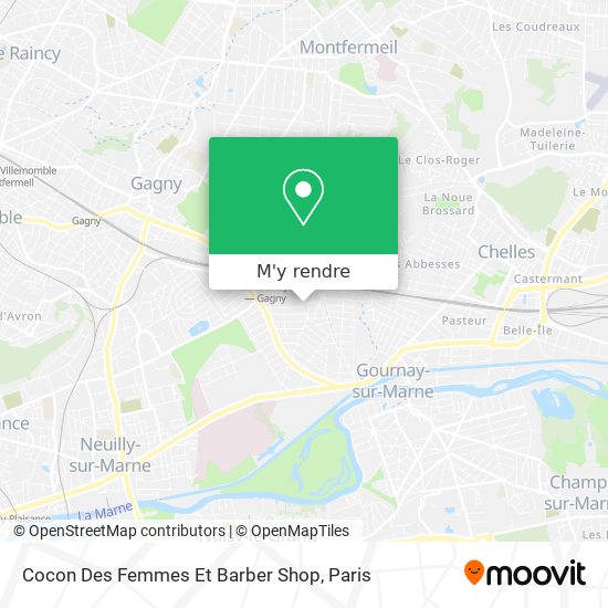 Cocon Des Femmes Et Barber Shop plan