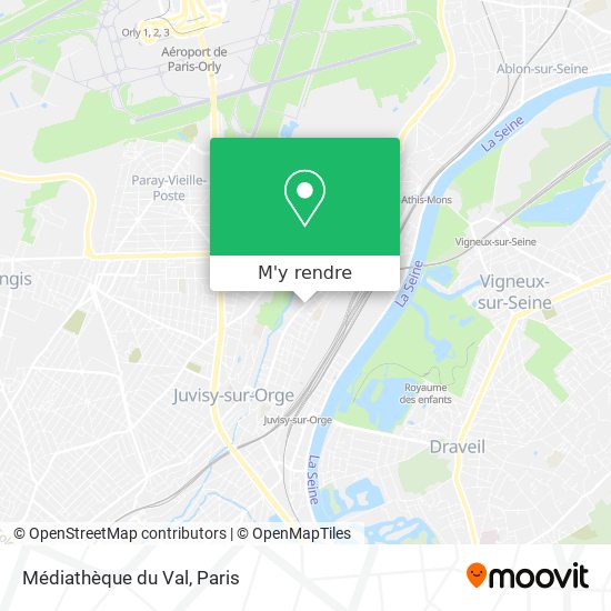 Médiathèque du Val plan