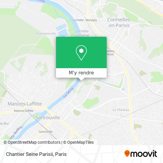 Chantier Seine Parisii plan