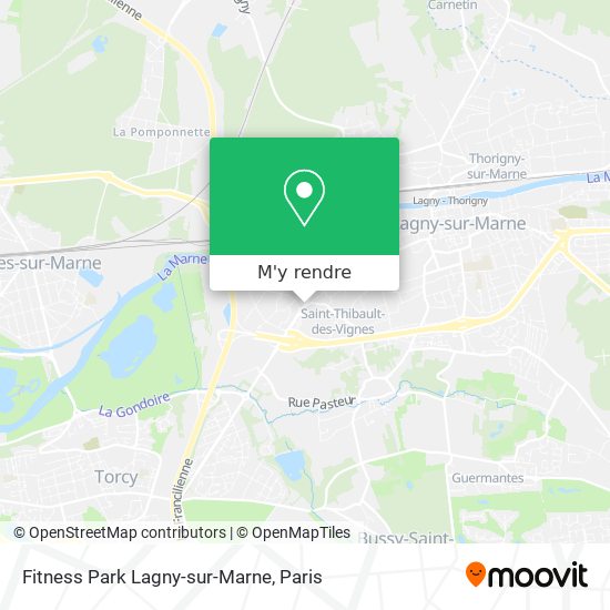 Fitness Park Lagny-sur-Marne plan