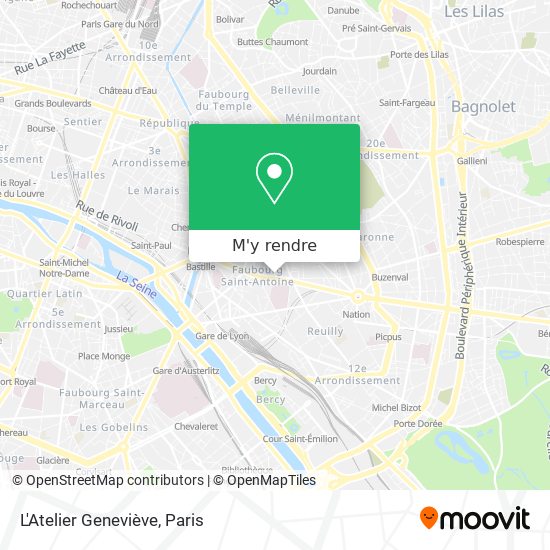 L'Atelier Geneviève plan