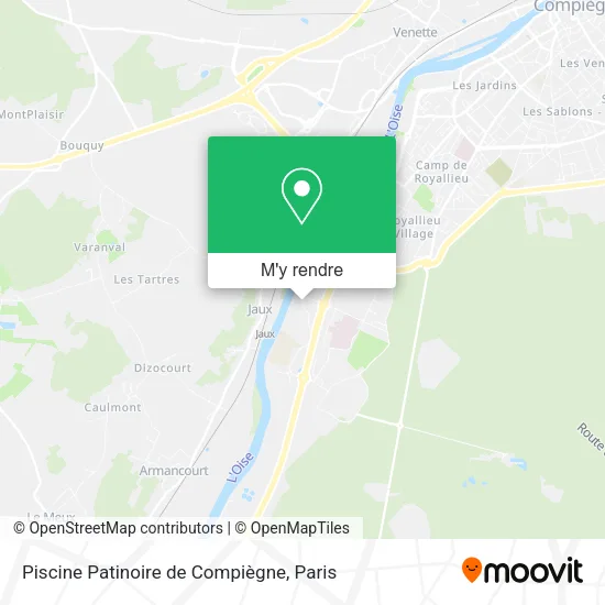Piscine Patinoire de Compiègne plan