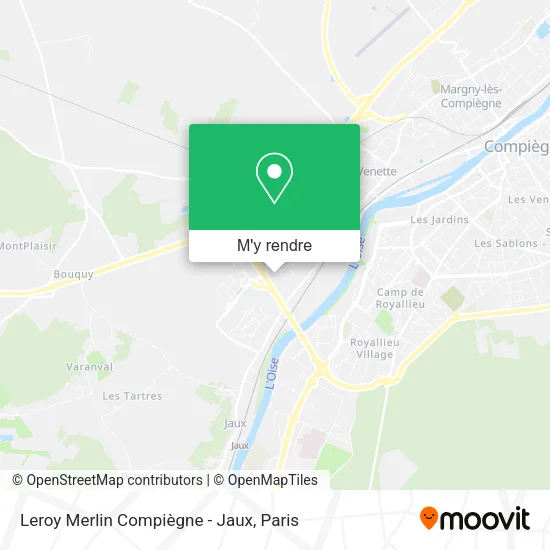 Leroy Merlin Compiègne - Jaux plan
