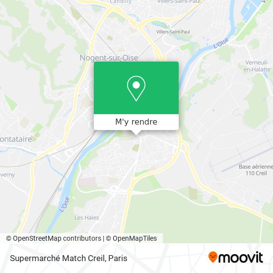 Supermarché Match Creil plan