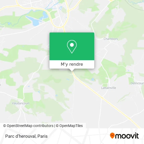 Parc d'herouval plan