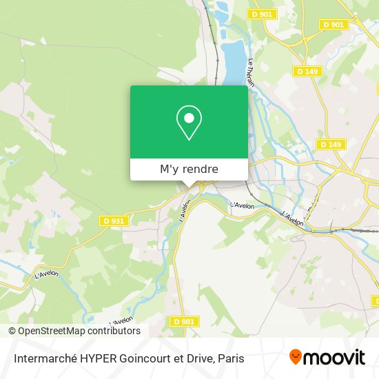 Intermarché HYPER Goincourt et Drive plan