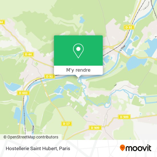 Hostellerie Saint Hubert plan