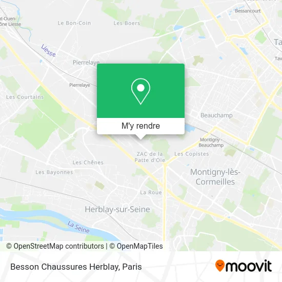 Besson Chaussures Herblay plan