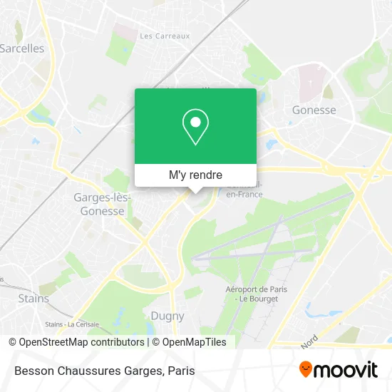 Besson Chaussures Garges plan