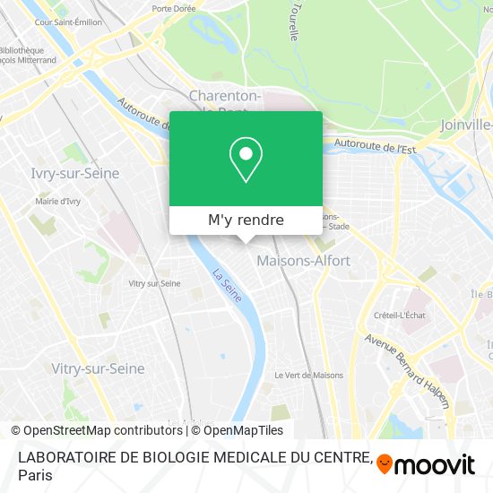 LABORATOIRE DE BIOLOGIE MEDICALE  DU CENTRE plan