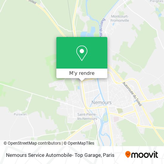 Nemours Service Automobile- Top Garage plan