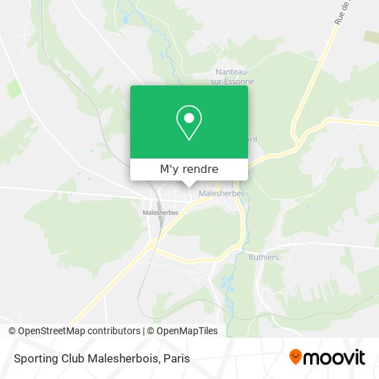 Sporting Club Malesherbois plan