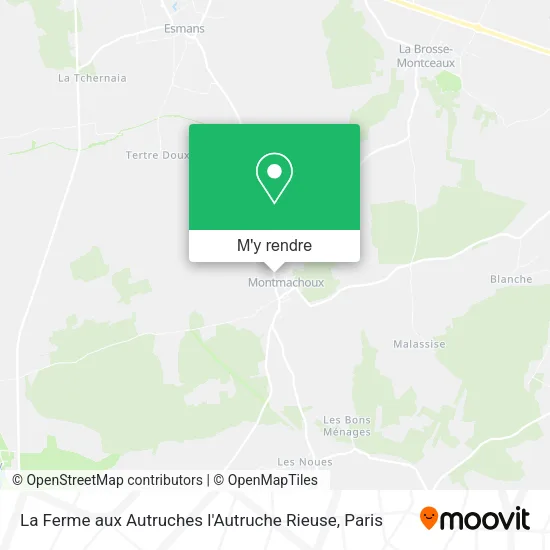 La Ferme aux Autruches l'Autruche Rieuse plan