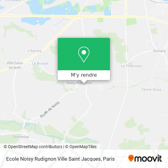 Ecole Noisy Rudignon Ville Saint Jacques plan