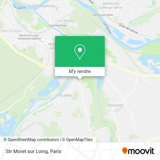 Str Moret sur Loing plan