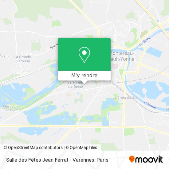Salle des Fêtes Jean Ferrat - Varennes plan