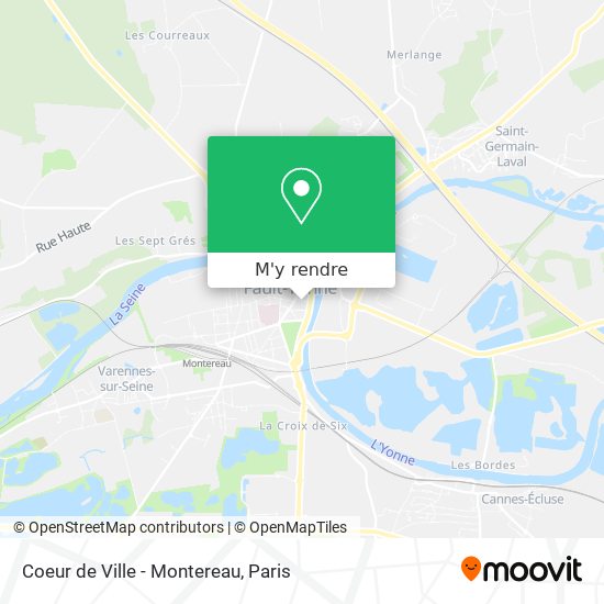 Coeur de Ville - Montereau plan