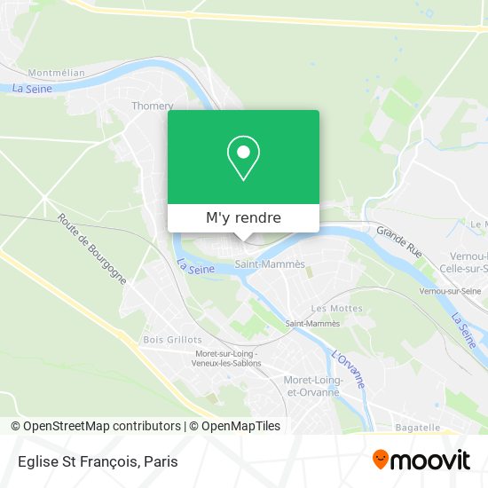 Eglise St François plan