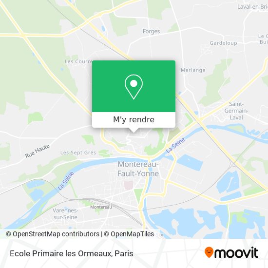 Ecole Primaire les Ormeaux plan